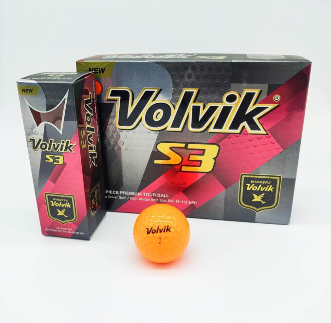 Pelotas Volvik S3 Naranja (Docena)